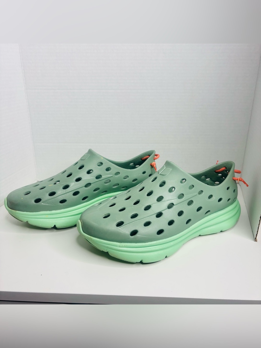 Men's Slip-On Ventilated Foam Sandals - Sage Green